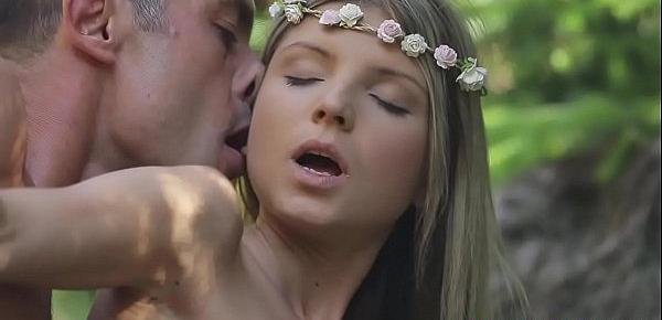  Hippie girl got fucked in the woods - Gina Gerson
